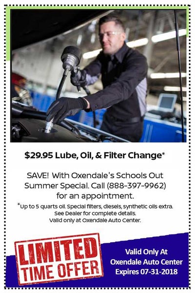 $29.95 Lube,Oil, & Filter Change*